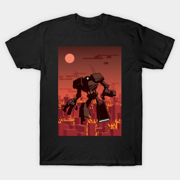 Giant Robot T-Shirt by Malchev